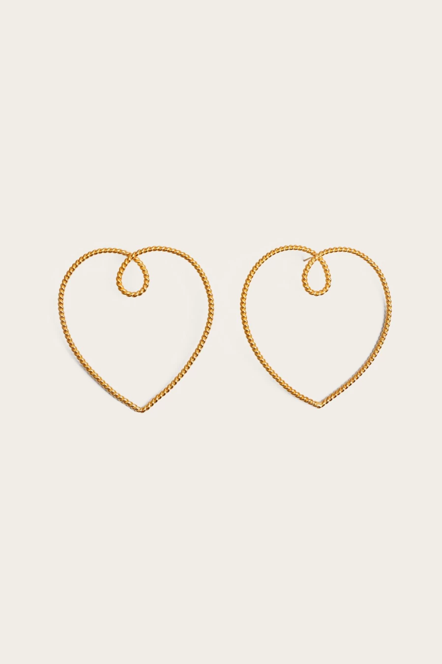 Vanina Women's Heart Of Gold Earrings - Elegant Gold-Tone Jewelry Gift for Her
