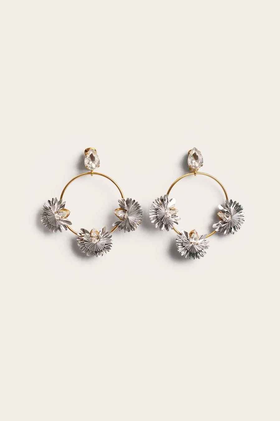 Vanina Women's Baies Roses Earrings - Handcrafted Pink Peppercorn Jewelry
