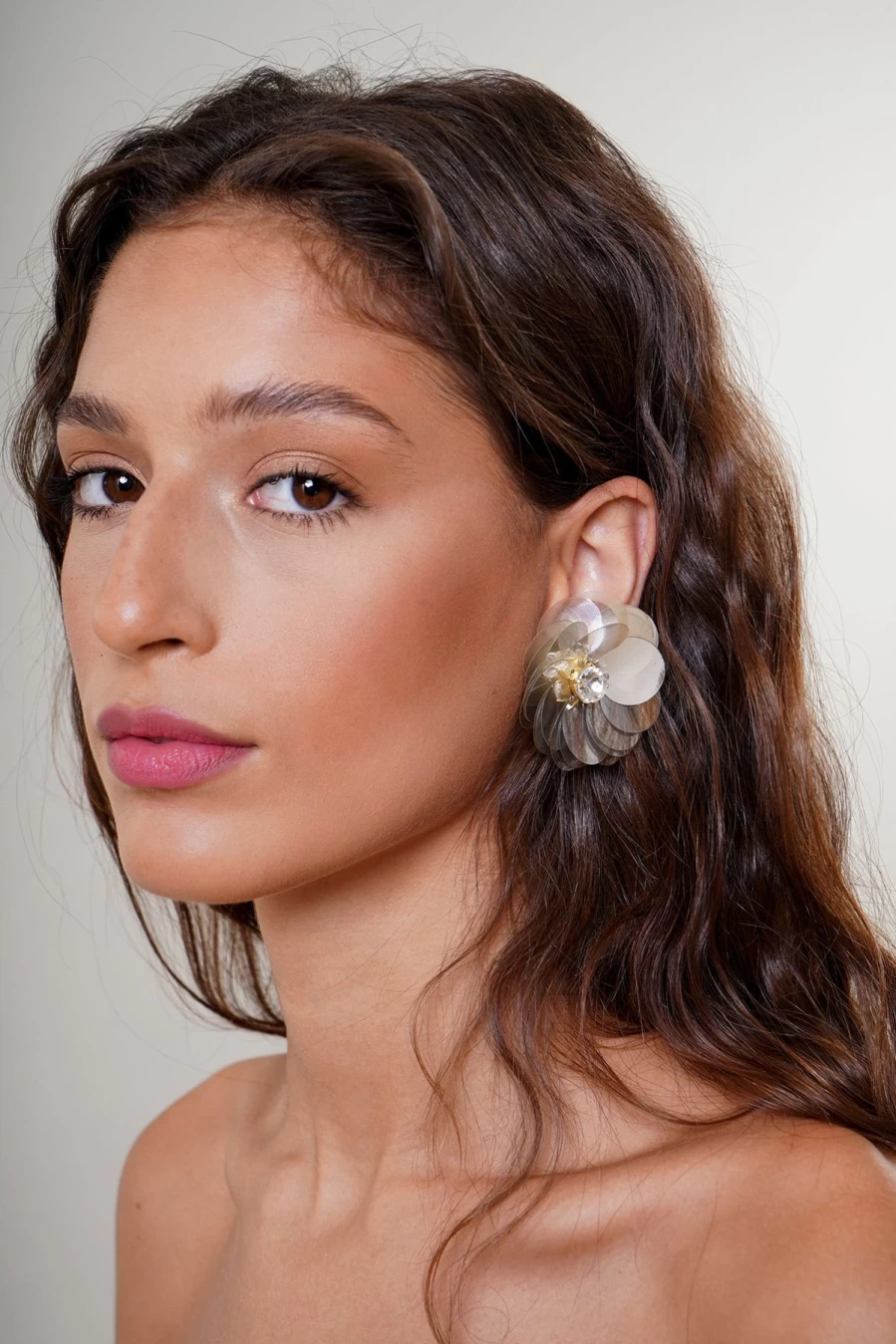Vanina Women's Eclats De Paquerettes Daisy Stud Earrings - Floral Gold-Tone Jewelry