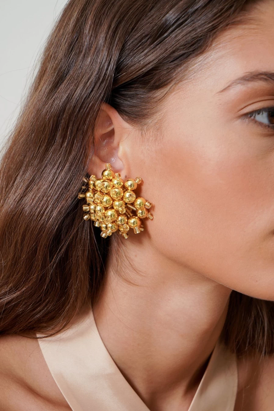 Vanina Women's Pissenlit Dandelion Earrings - Elegant Floral Jewelry