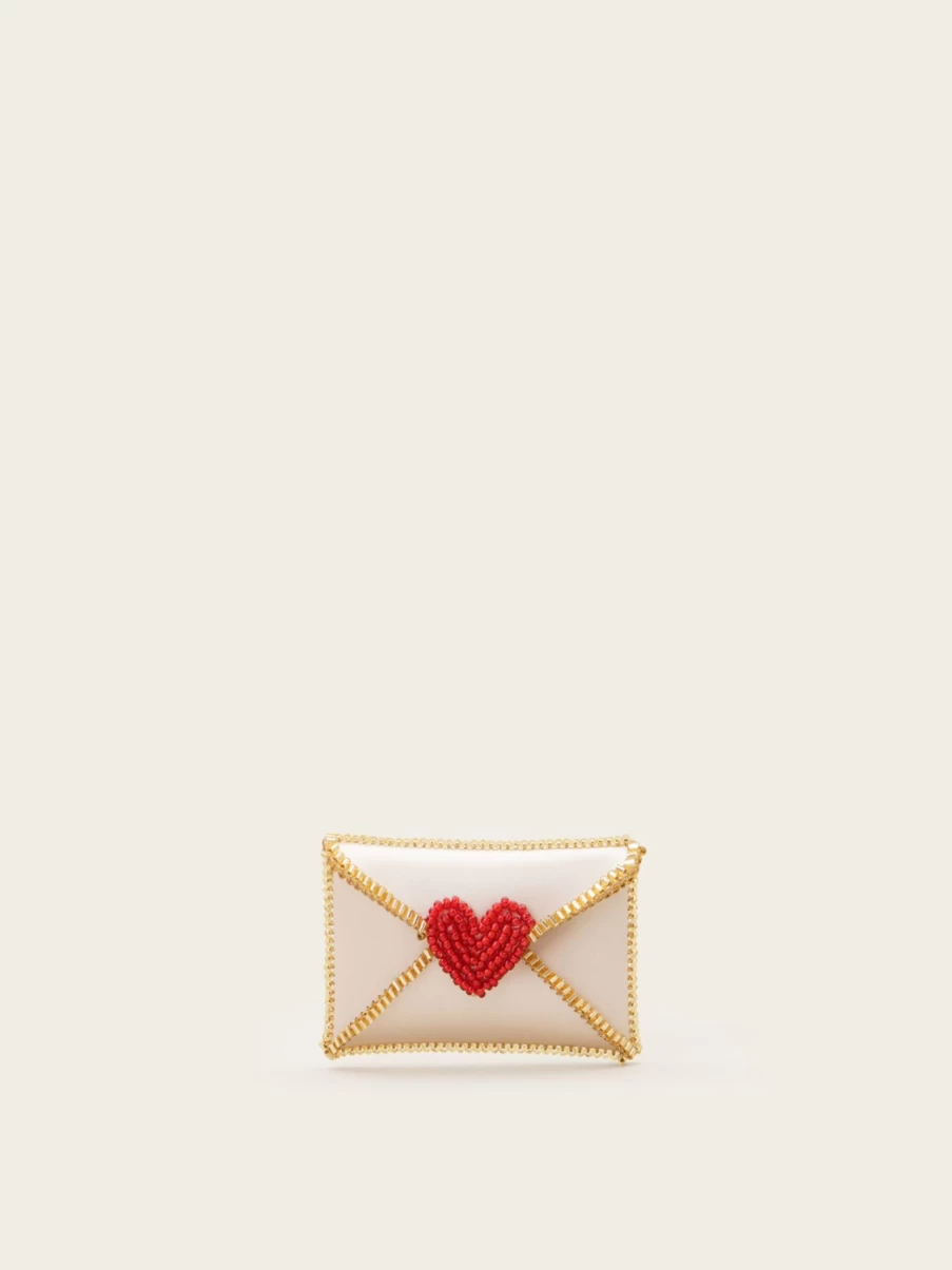 Vanina Women's Love Letter Cardholder - Elegant Leather Wallet for Women