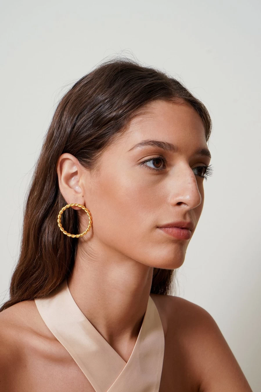 Vanina Women's Circle Earrings - Elegant Hoop Earrings for Everyday Wear