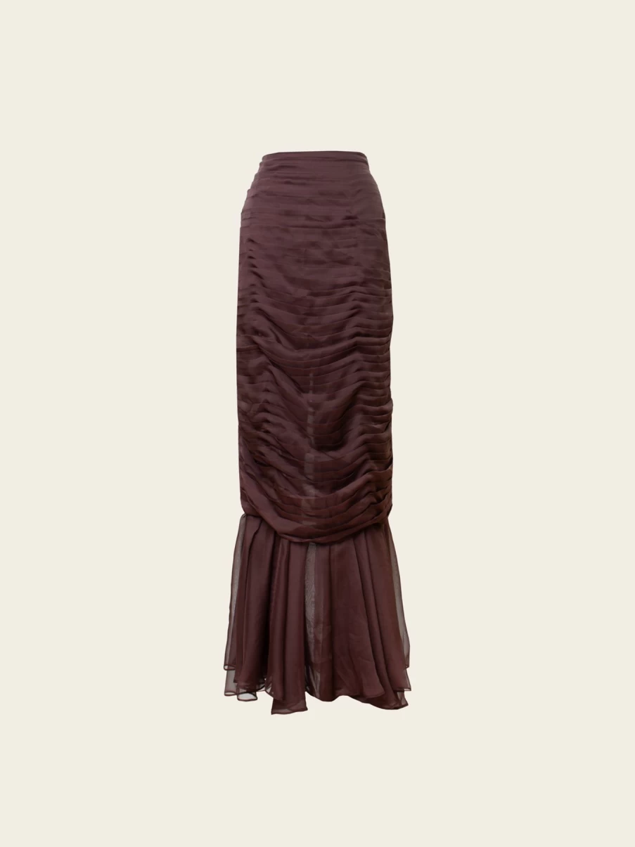 Vanina Women's Sahara Desert Skirt – Bohemian Summer Maxi Skirt