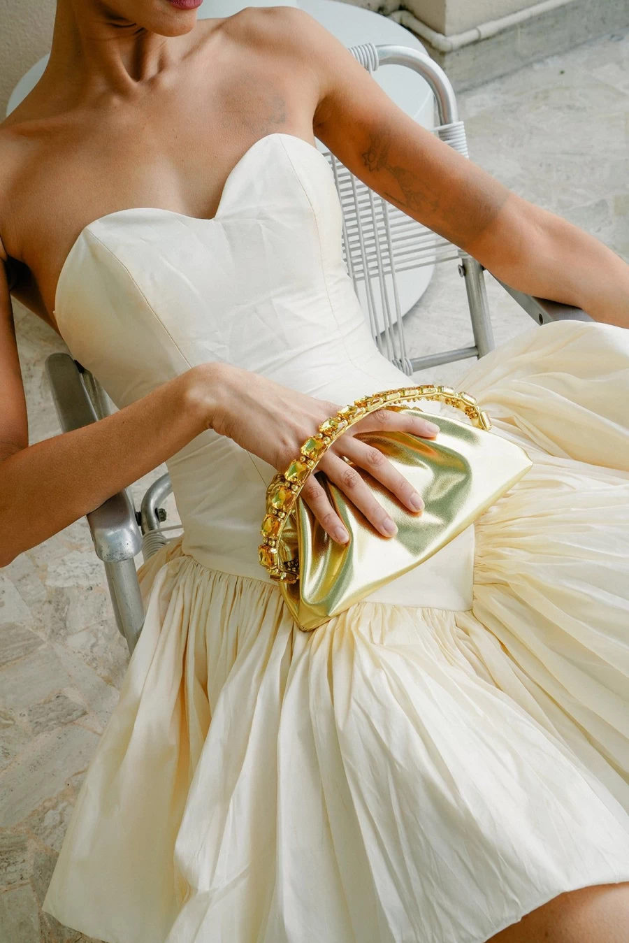 Vanina Romeo Clutch for Women - Elegant Clochette Handbag
