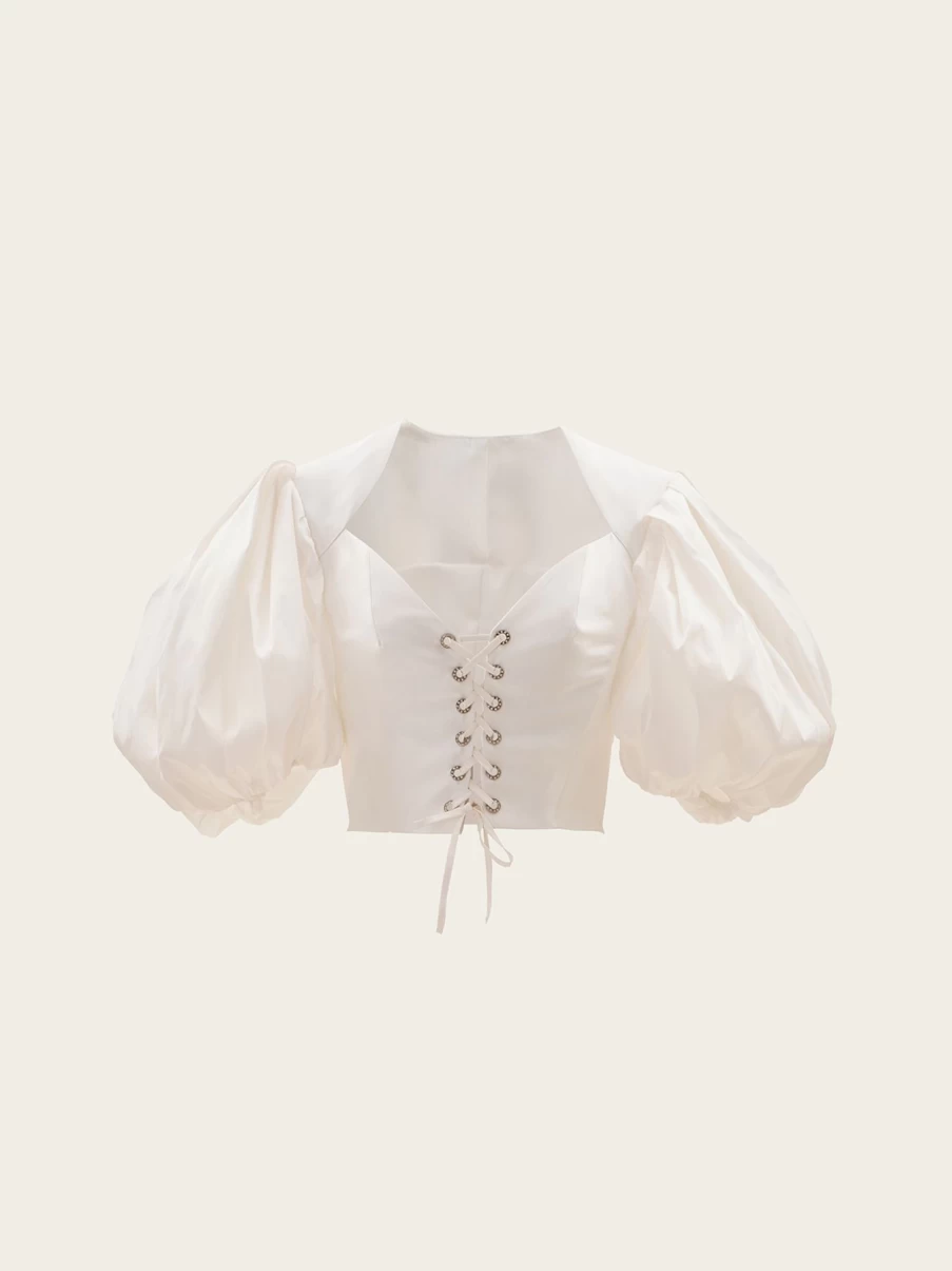 Vanina Women's Constance Bustier Corset Top Elegant Lace Design