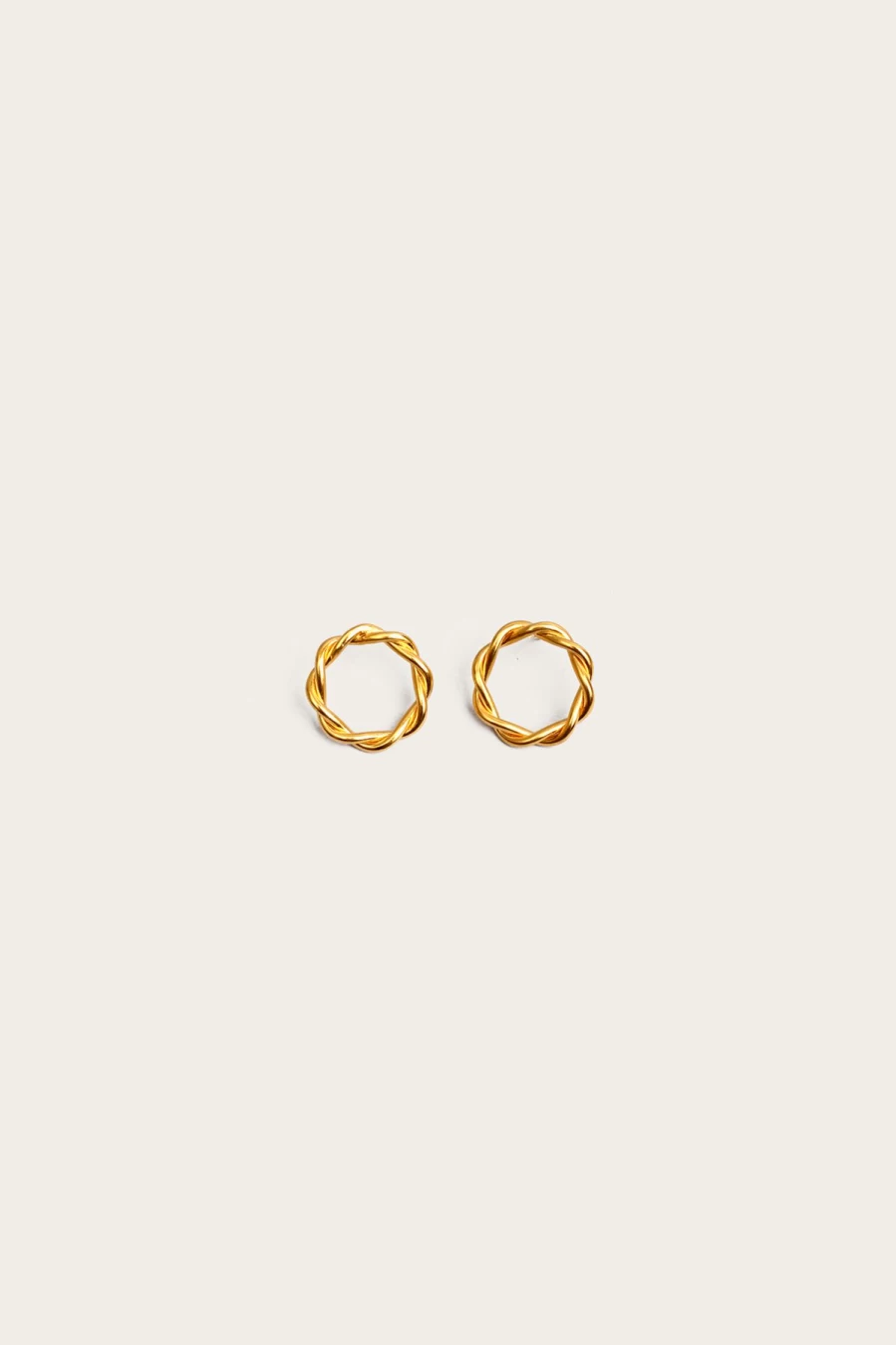 Vanina Women's Mini Circle Earrings - Elegant Gold Hoop Earrings for Everyday Wear