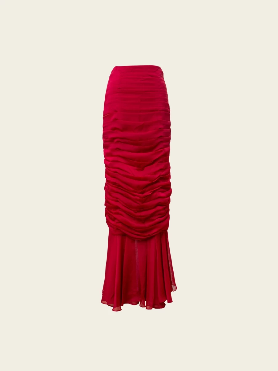 Vanina Women's Sahara Desert Skirt – Bohemian Summer Maxi Skirt