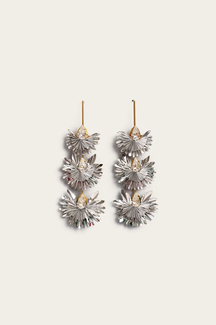 Vanina Women's Multi Fleur De Sel Earrings - Handcrafted Salt Crystal Jewelry