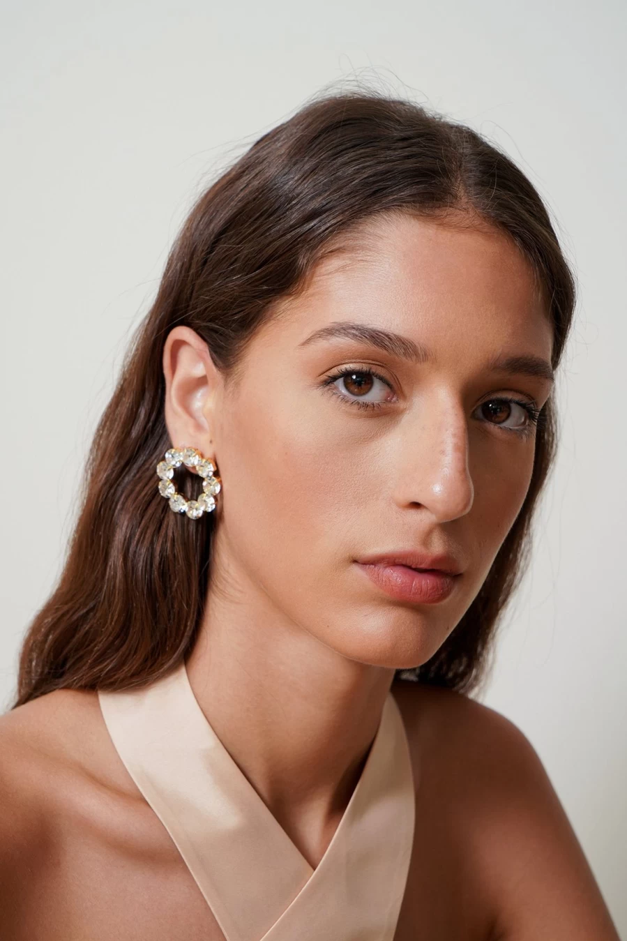 Vanina Nuances Elegant Hoop Earrings for Women – Handcrafted Jewelry