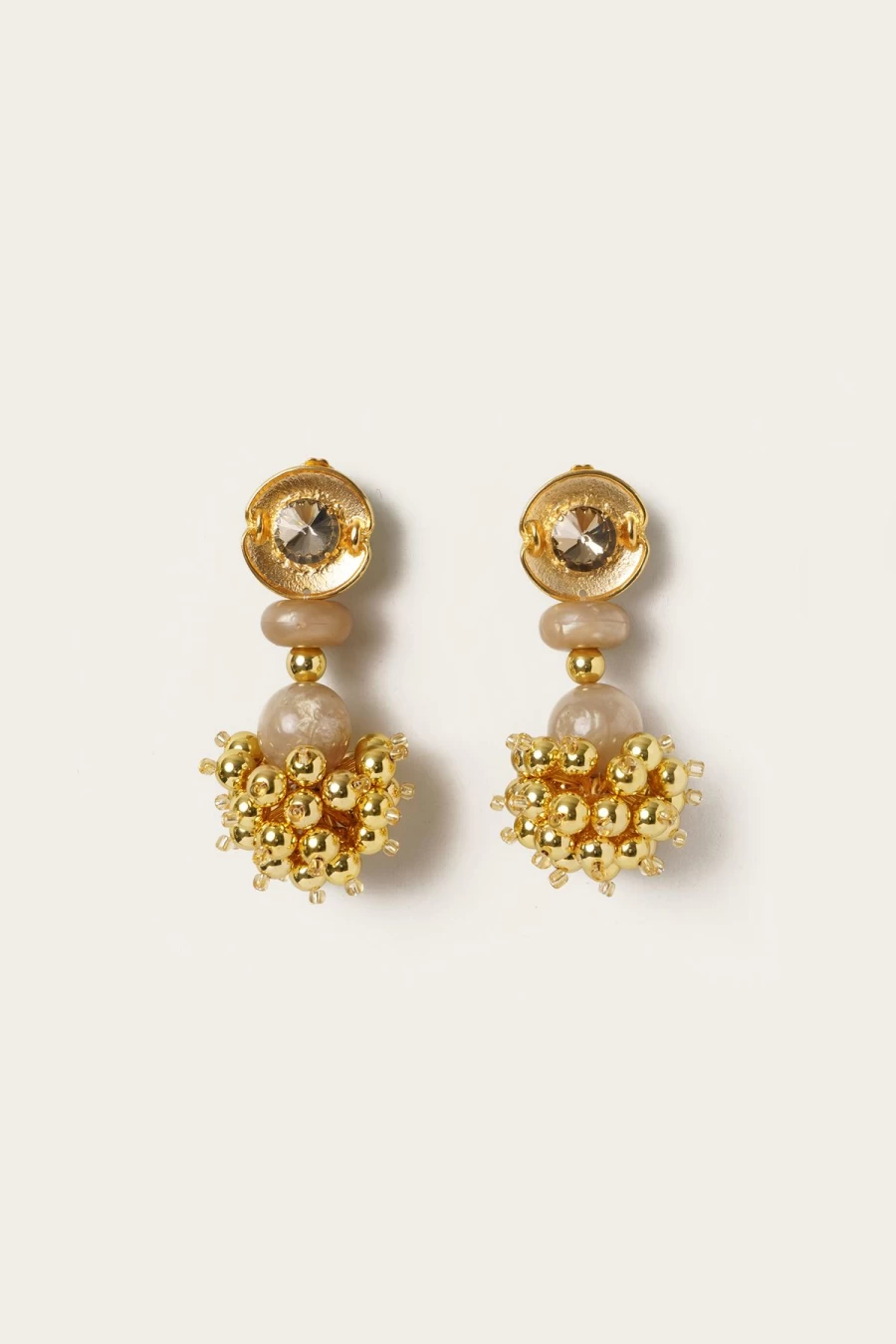 Vanina Women's Pissenlit Dandelion Earrings - Elegant Floral Jewelry