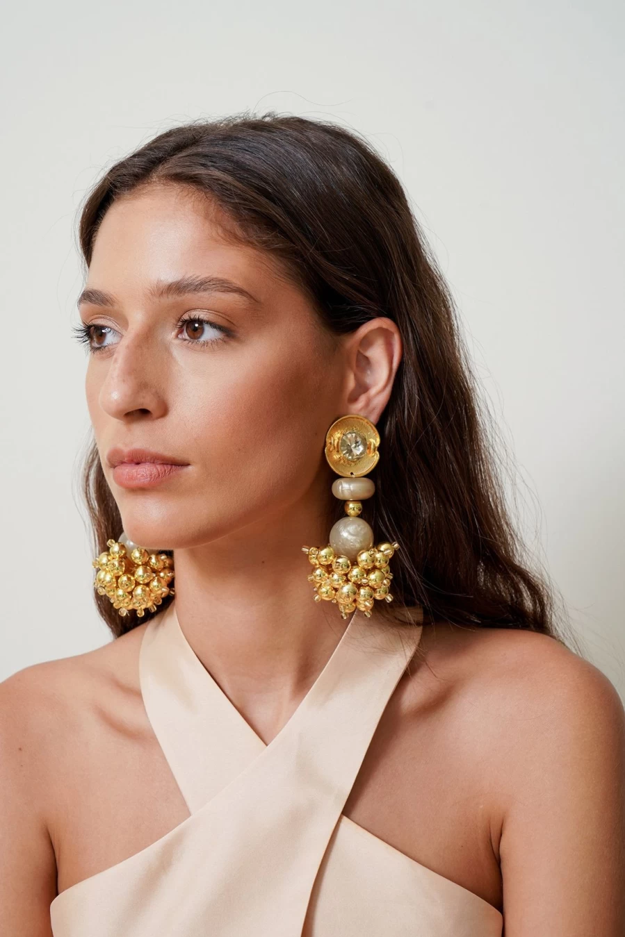 Vanina Women's Pissenlit Dandelion Earrings - Elegant Floral Jewelry