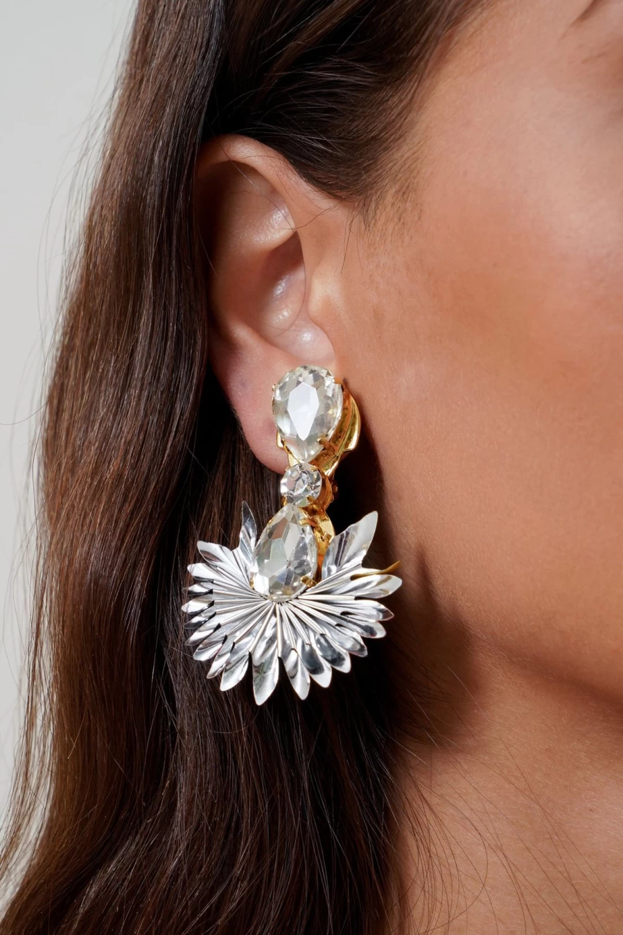 Vanina Women's Vanilla Pod Earrings - Gousse De Vanille Elegant Stud Earrings for Women