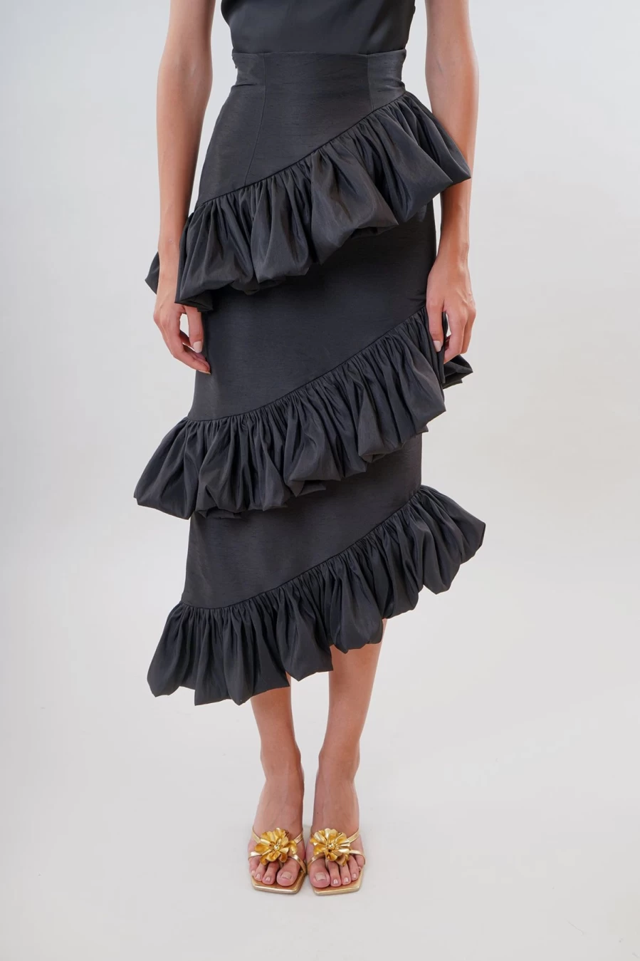 Vanina Women's Elegant Dunes Skirt – Boho Chic Beachwear & Casual Style
