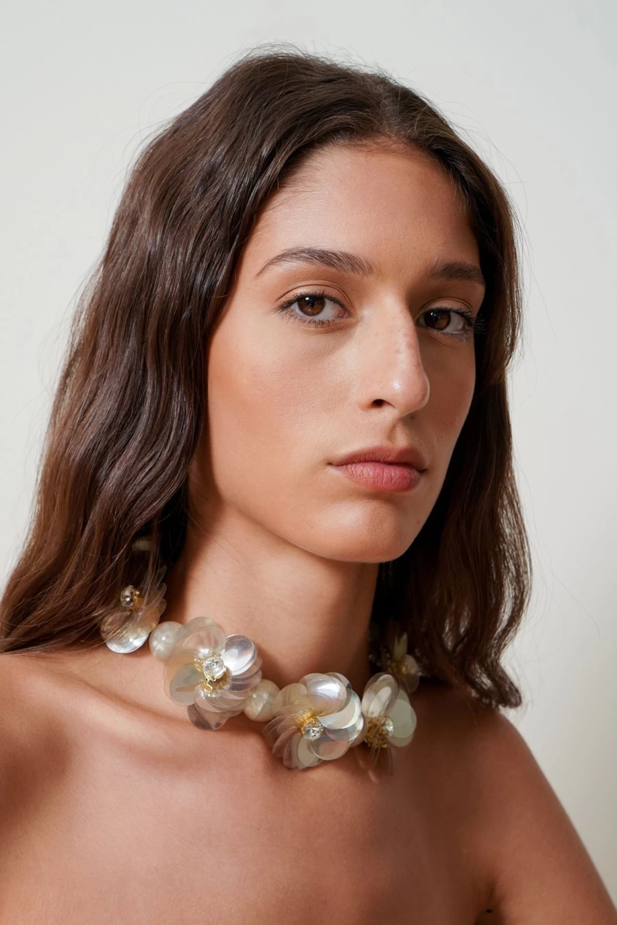 Vanina Eclats De Paquerettes Daisy Necklace for Women - Elegant Floral Jewelry