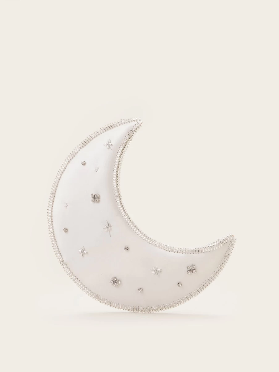 Vanina Women's Lune Scintillante Sparkling Moon Clutch Bag
