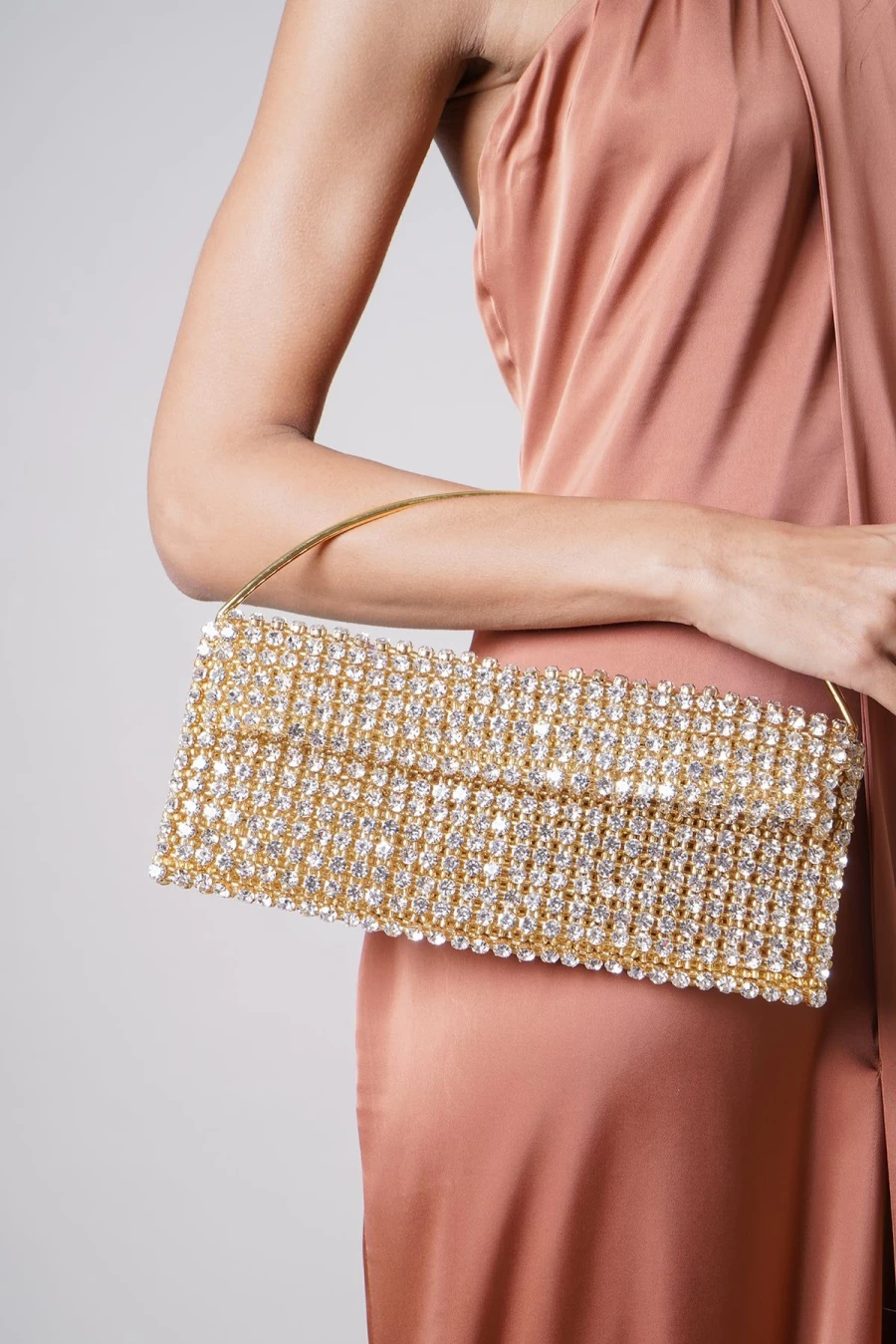 Vanina Women's Nuances Maxi Baguette Handbag - Elegant Designer Clutch for Women